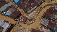 Foto Udara Dampak Banjir Bandang di Kendari