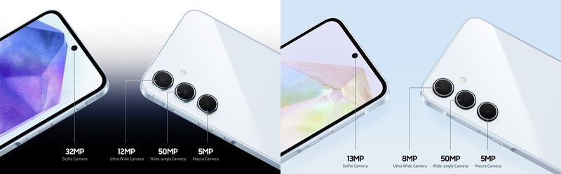 Galaksi A55 dan A35 Galaksi A55 dan A35