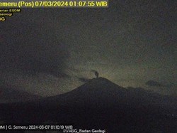 Gunung Semeru Erupsi Semburkan Material Vulkanik Setinggi 600 Meter