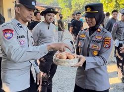 Cara Iptu Dina Turunkan Stunting di Lombok Barat dengan 1 Anggota 1 Telur