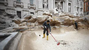 Ke Mana Larinya Koin-koin di Air Mancur Trevi Italia?