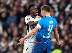 Ulah Nakal Vinicius ke Pemain RB Leipzig Berujung Kartu Kuning