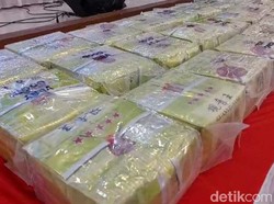 Penampakan Sabu Rp 131 M yang Disita dari Jaringan Narkoba Malaysia