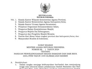 9 Panduan Ibadah Ramadan dan Idul Fitri 2024 dari Menag 9 Panduan Ibadah Ramadan dan Idul Fitri 2024 dari Menag