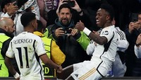 Hasil ini sudah cukup meloloskan Real Madrid ke perempatfinal Liga Champions. Anak asuh Carlo Ancelotti menyusul Paris Saint-Germain, Bayern Munich, dan Manchester City, yang menyingkirkan FC Copenhagen, ke delapan besar. REUTERS/Violeta Santos Moura 