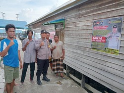 Aksi Aipda Dony Permudah Informasi Warga Jambi Lewat Tanya Pak Bhabin