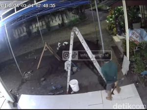Viral Pencuri Bawa Sajam Satroni Rumah Warga Jonggol Bogor Terekam CCTV