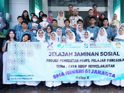 BPJS Ketenagakerjaan Edukasi Manfaat Jaminan Sosial ke Siswa SMA Jakarta