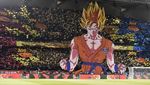 5 Tifo Keren PSG, Termasuk Dragon Ball dan Free Palestine