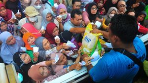 Potret Pangan Murah Diserbu Warga Jelang Ramadan