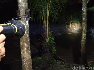 Jembatan Putus, Rombongan Siswa SD Terjebak di Bumi Perkemahan Kulon Progo Jembatan Putus, Rombongan Siswa SD Terjebak di Bumi Perkemahan Kulon Progo
