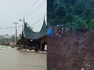 Banjir-Longsor Landa 15 Kecamatan di Padang Pariaman, 2 Warga Tewas