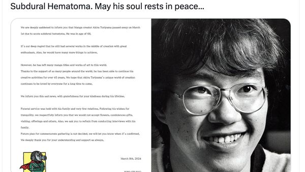 RIP, Terima Kasih Akira Toriyama Sudah Bikin Dragon Ball