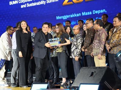MIND ID Raih Penghargaan Best Corporate Action Handling dari Erick Thohir
