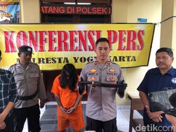 Kesal Minta Nomor Telepon Tak Diberi, Wanita di Jogja Bacok Tukang Parkir