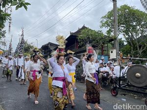 Sambut Hari Raya Nyepi, Masyarakat Desa Sangketan Gelar Tradisi Ngerebeg Sambut Hari Raya Nyepi, Masyarakat Desa Sangketan Gelar Tradisi Ngerebeg