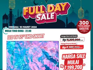 Ada Transmart Full Day Sale, Beli TV LED 65 Inch Diskon Rp 4 Jutaan
