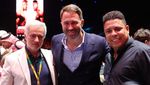 Potret Jose Mourinho Nonton Anthony Joshua Vs Francis Ngannou di Arab