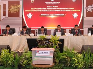 KPU Bengkulu Tetapkan Pemenang Pemilu, Sempat Diwarnai Aksi Protes