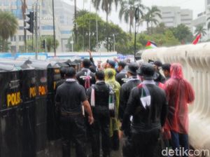 Massa Bela Palestina Tak Diizinkan Long March ke Bundaran HI, Ini Alasannya