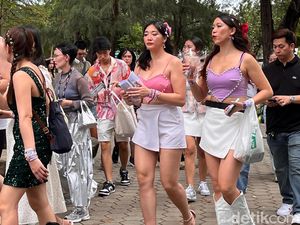 Suasana Konser Taylor Swift di Singapura