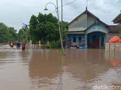 Banjir Landa 5 Kecamatan di Madiun, Ketinggian Air hingga 1 Meter