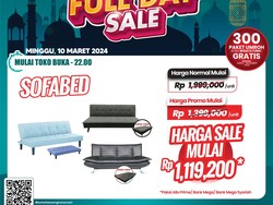 Lagi Diskon! Sofa di Transmart Full Day Sale Cuma Rp 1,5 Jutaan