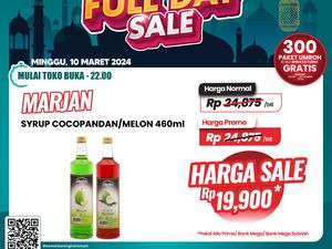 Pas buat Stok Puasa, Sirup di Transmart Full Day Sale Cuma Rp 19 Ribuan