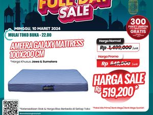 Diskon Gede-gedean! Beli Kasur di Transmart Full Day Sale Hemat Rp 978 Ribuan