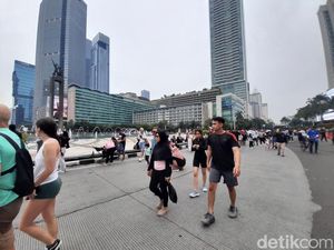 CFD Berlaku Kembali, Jalan Sudirman-Thamrin Ramai Lagi