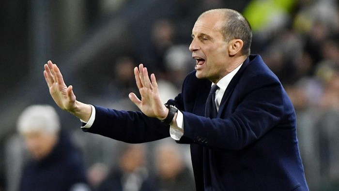 Soccer Football - Serie A - Juventus v Atalanta - Allianz Stadium, Turin, Italy - March 10, 2024 Juventus coach Massimiliano Allegri REUTERS/Massimo Pinca