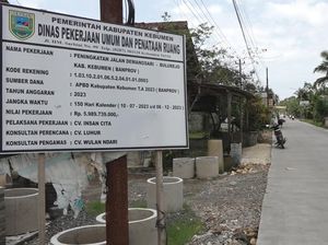 Selama 2023, Pemkab Kebumen Telah Bangun Jalan Sepanjang 41 Km