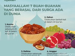 MasyaAllah! 7 Buah-Buahan yang Berasal dari Surga Ada di Dunia