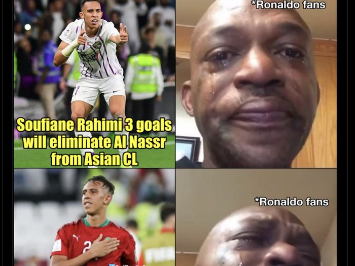 Meme Cristiano Ronaldo tap-in