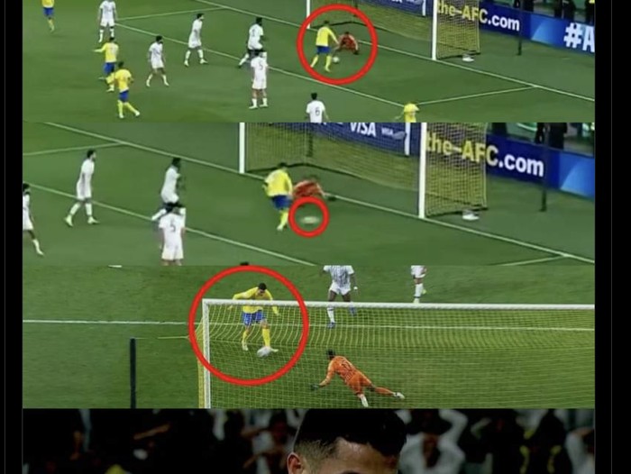 Meme Cristiano Ronaldo tap-in