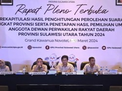 Hasil Pilpres 2024 di Sulut: Prabowo-Gibran Menang Telak 75,33% Suara