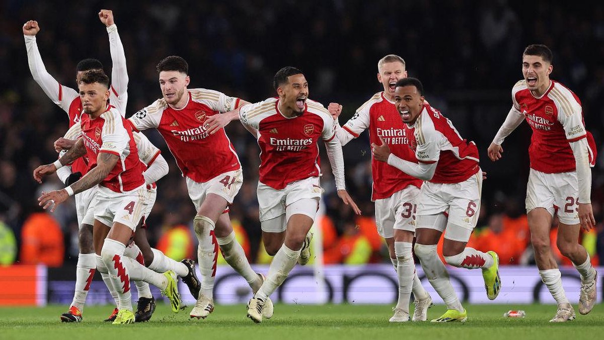 Arsenal bersua Bayern Munich di Liga Champions. (Foto: Getty Images/Julian Finney)