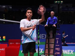 Anthony Ginting Mantapkan Latihan Jelang Babak Kedua All England