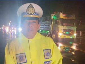Pantura Kudus Terimbas Luapan Sungai Piji, Polisi Gelar Rekayasa Lalu Lintas