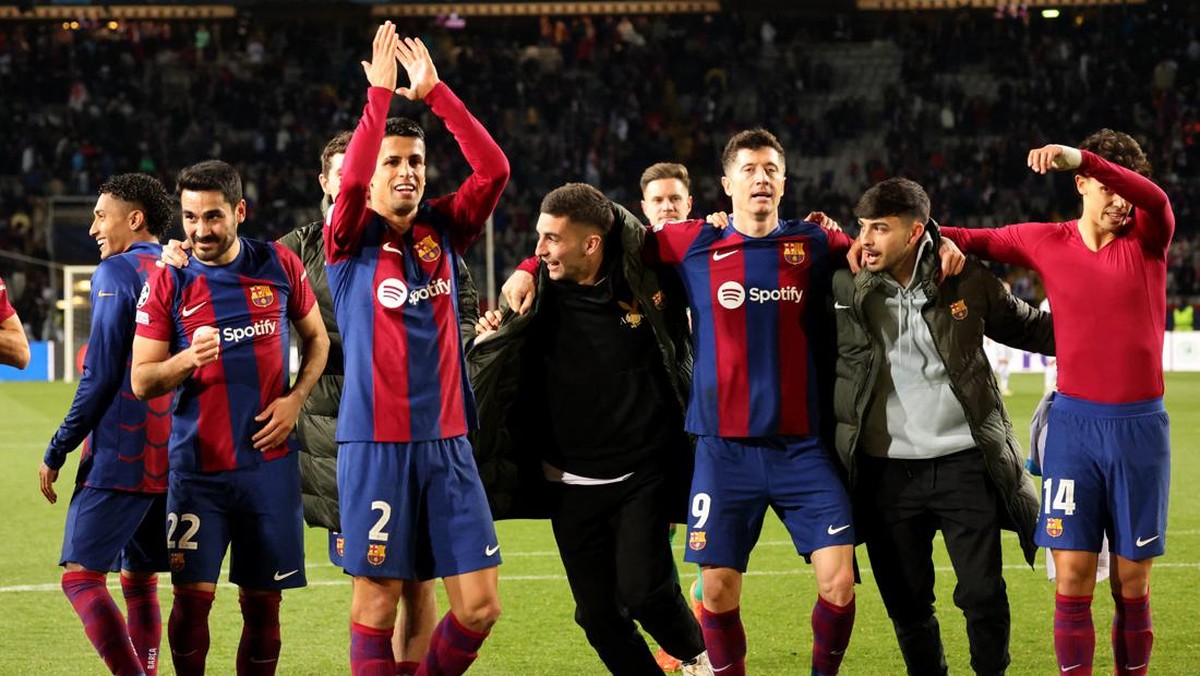 Barcelona lolos ke perempatfinal Liga Champions (Foto: REUTERS/Nacho Doce)