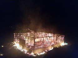 Kantor BPBD Dogiyai Terbakar Hebat hingga Rata dengan Tanah, Polisi Usut