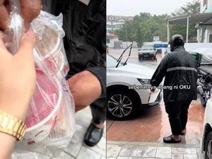 Rela Antar Makanan Saat Hujan, Ojol Ini Dapat Tip Hampir Rp 1 Juta!