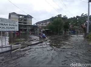 Rusunawa Kaligawe Semarang Kebanjiran
