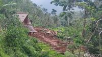 Potret Longsor di Jatiluwih Tabanan yang Tewaskan Dua Turis Asing
