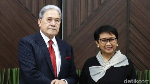 Momen Menlu Retno-Menlu Selandia Baru Bahas Kerja Sama Ekonomi