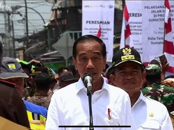 Jokowi Resmikan Inpres Jalan Daerah di Sumut Senilai Rp 868 M