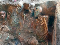 Seram! Kuburan dengan Ribuan Kerangka Korban Wabah Ditemukan