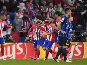 Atletico Vs Inter Berakhir 1-1 di Babak Pertama Atletico Vs Inter Berakhir 1-1 di Babak Pertama