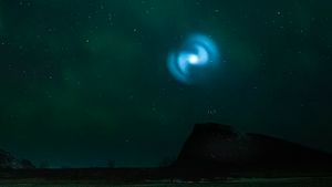 Fenomena Spiral Muncul di Langit, Kedatangan UFO?