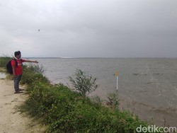 Warga Tanggulangin Resah Debit Air Tanggul Penahan Lumpur Sidoarjo Naik